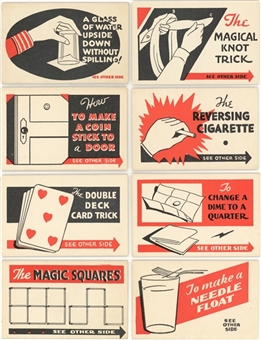 1933 R155 General Gum "Trick Cards" Partial Set (25/48) 